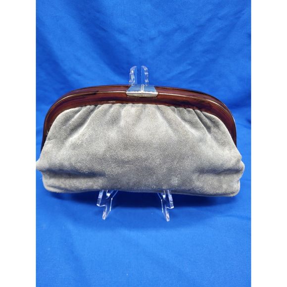 Joseph Magnin Suede Clutch - Picture 2 of 5